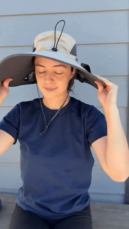 Chapeau Solaire Ventilé™– chapeau rafraîchissant
