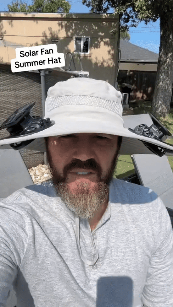 Chapeau Solaire Ventilé™– chapeau rafraîchissant