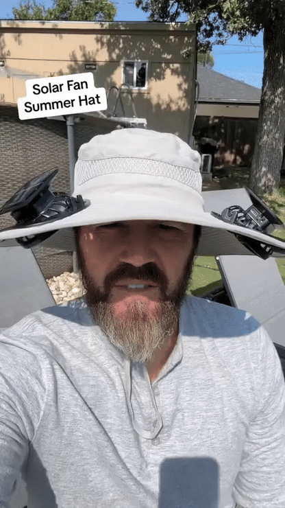 Chapeau Solaire Ventilé™– chapeau rafraîchissant