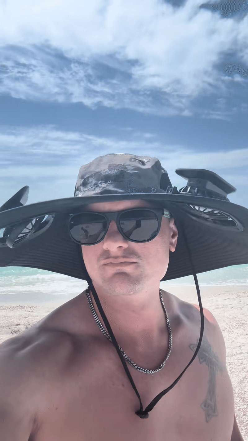 Chapeau Solaire Ventilé™– chapeau rafraîchissant